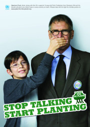 Felux Finkbeiner, Harrison Ford, Stop Talking. Start Planting, Plant for the Planet, Die gute Schokolade, Bäume pflanzen